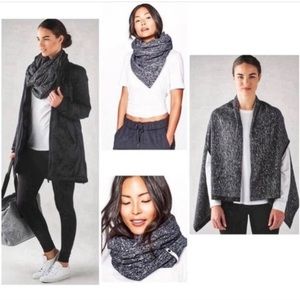 Lululemon Vinyasa Wrap. A customizable wrap with arm holes to give you options.